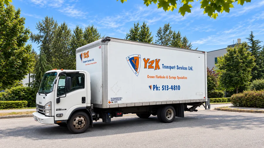 Y2K Transport cube van used for same-day courier deliveries